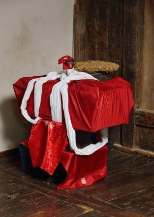 boite de dot "ham" coréenne. Rite de mariage traditionnel coréen.