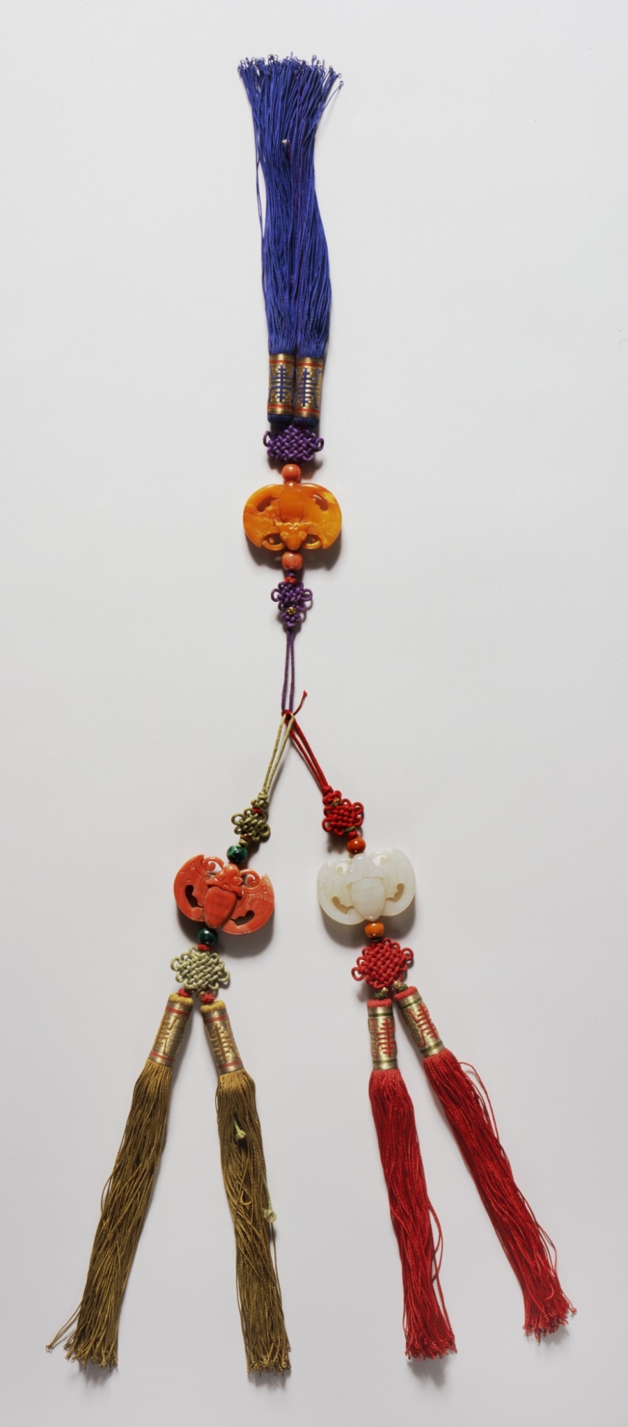 Norigae orné de chauves-souris, motif de bonheur, collection du LACMA